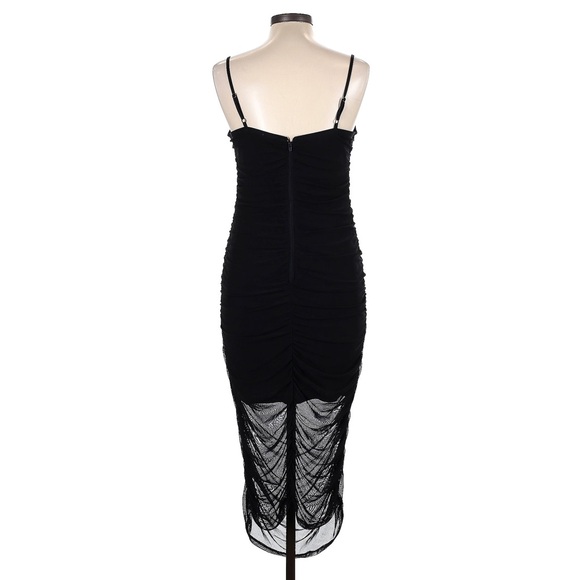 Women's Sleeveless Ruched Mesh Dress - Wild Fable - Picture 2 of 3